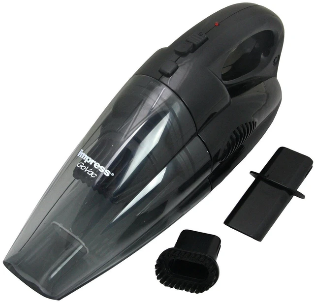 Main image of Impress Govac Rechargeable Handheld Vacuum Cleaner W/Accessories - Black