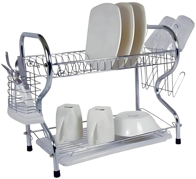 Main image of Better Chef 22-Inch 2-Tier Chrome Dish Rack - Chrome