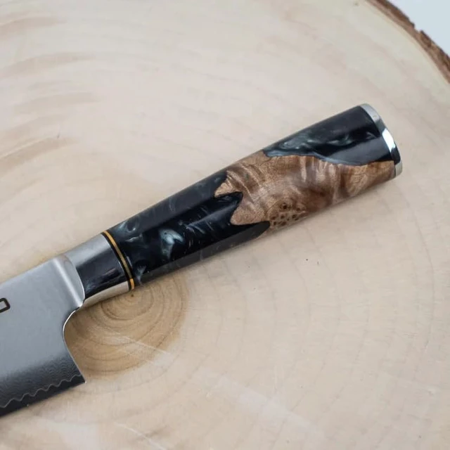 Alt view image 4 of 4 - Seido Knives Gyuto Executive Chef Knife - Black