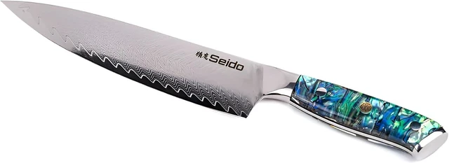 Main image of Seido Knives Awabi Gyuto Chef Knife - Resin Blue