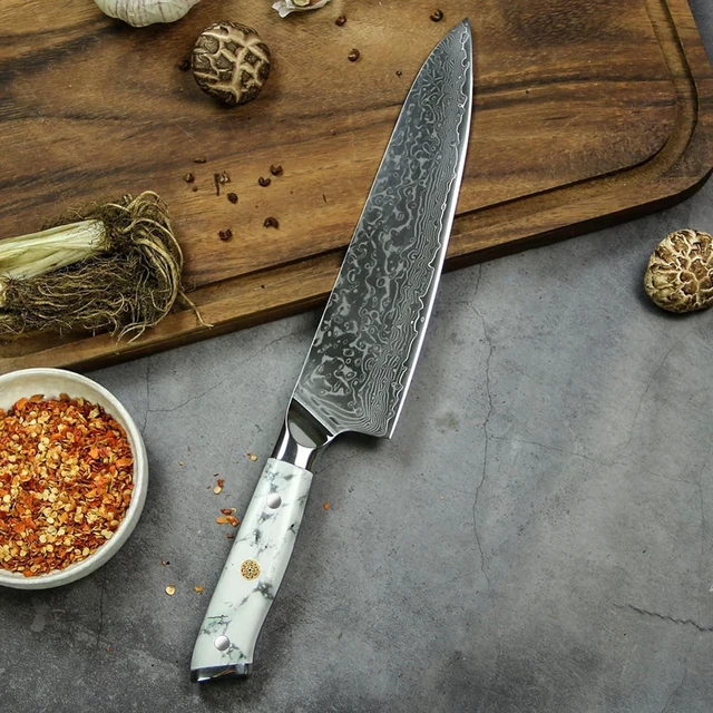 Alt view image 2 of 3 - Seido Knives Takoizu Gyuto Chef Knife - White