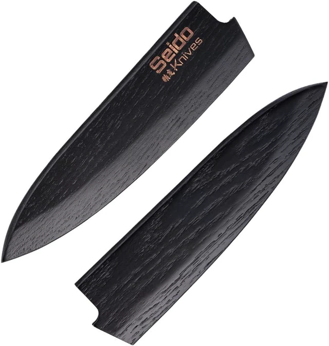 Main image of Seido Knives Saya Sheath, Chef Knife Cover, 8-Inch - Brown