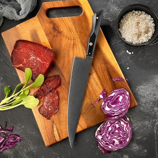 Alt view image 2 of 4 - Seido Knives Epokishi 5-Piece AUS-10 Knife Set - Black