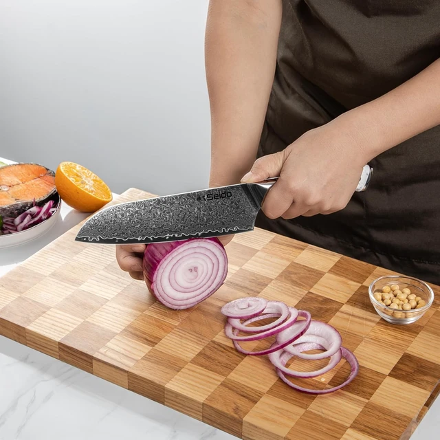 Alt view image 4 of 4 - Seido Knives 12-Piece Takoizu Knife Block Set - White