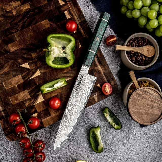 Alt view image 3 of 4 - Seido Knives Epokishi AUS-10 Gyuto - Green