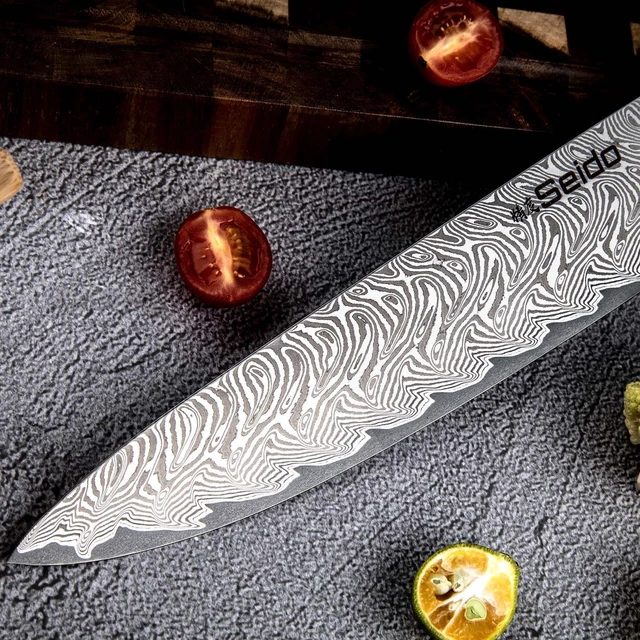 Alt view image 4 of 4 - Seido Knives Epokishi AUS-10 Gyuto - Green