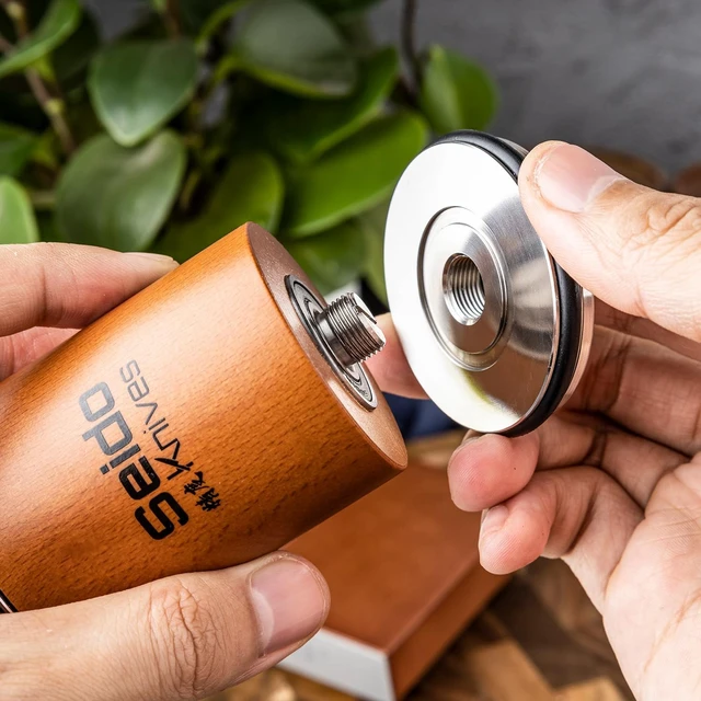 Alt view image 2 of 4 - Seido Knives Rolling Knife Sharpener - Tan