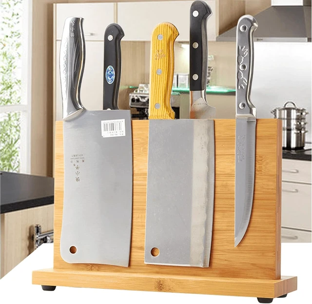 Alt view image 2 of 4 - Seido Knives Bamboo Knife Holder - Light Gold
