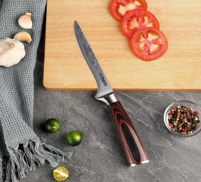 Alt view image 2 of 4 - Seido Knives Master 6" Boning Knife - Brown