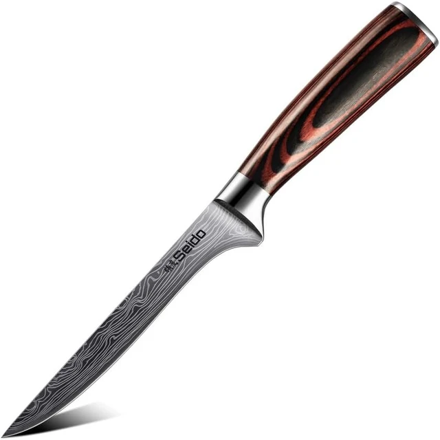 Alt view image 4 of 4 - Seido Knives Master 6" Boning Knife - Brown