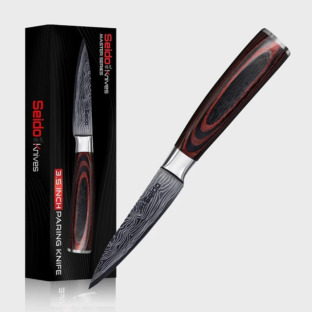 Main image of Seido Knives Master 3.5" Paring Knife - Brown