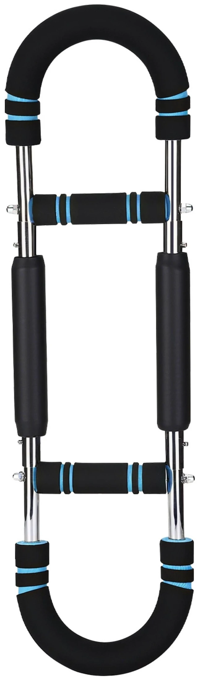 Main image of Fresh Fab Find Adjustable Twister Arm Exerciser Spring Workout Bar Strength Enhancer for Men with 3 Resistance Levels 66-110LBS Chest Biceps Triceps Thighs Back Work - Black