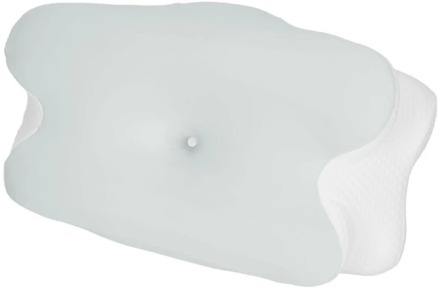 Main image of Fresh Fab Find Orthopedic Memory Foam Pillow w/ Cooling Case for Side & Back Sleepers - White