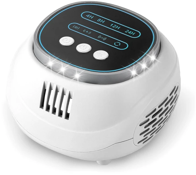 Main image of Fresh Fab Find Ultrasonic Rodent Chaser Rat Repellent Pest Driver Mouse Control Squirrel Repeller with 4 Modes 4-65KHz Strobe Light 4 Timer 1292sq.ft. Coverage for R - White