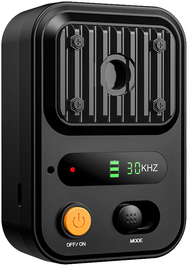 Main image of Fresh Fab Find Ultrasonic Dog Bark Control Box Rechargeable IPX4 Auto Bark Deterrent - Black