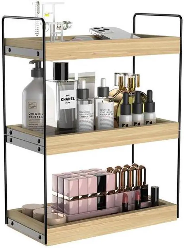 Main image of 3 Tier Bathroom Counter Organizer, Countertop Bathroom Organizer and Storage Shelf , Bathroom Counter Tray and Vanity Organizer, Makeup and Cosmetic Organizer