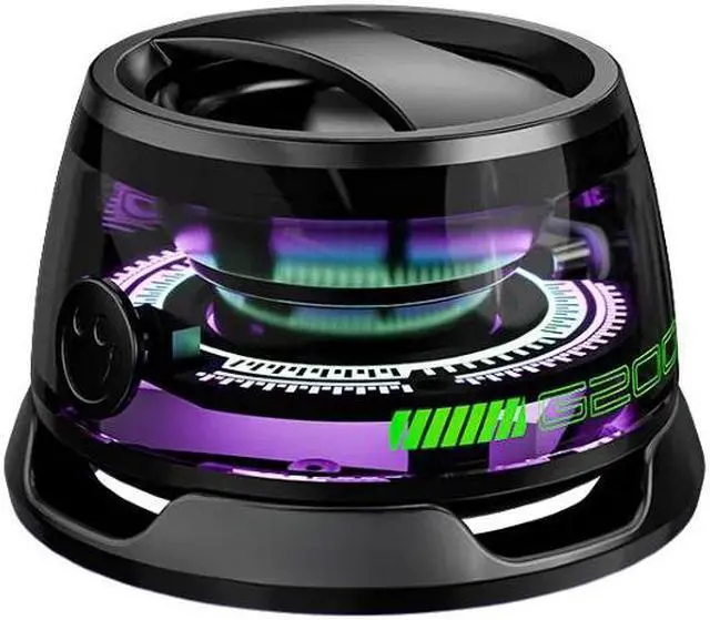 Alt view image 2 of 4 - Mini Speaker With RGB Lighting, As A Phone Stand, Magnetic Wireless Speaker, Suitable For Smartphones And Tablets Christmas Holiday Gifts And Other Multi-purpose Gifts