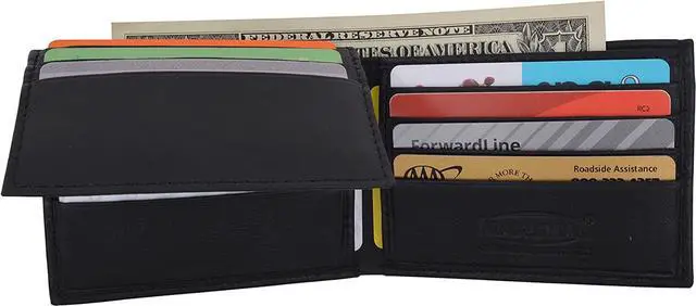 Alt view image 4 of 7 - Kids Genuine Leather Slim Flap Up Card ID Bifold Wallet