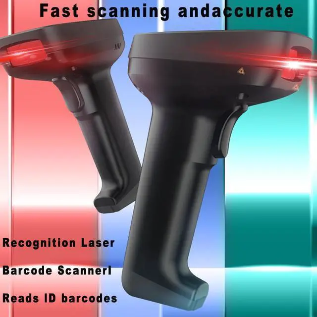 Alt view image 5 of 7 - Deli Barcode Scanner 1D Laser Bar Code Reader USB Handheld Support Automatic Screen Scanning