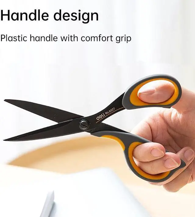 Alt view image 4 of 7 - Newegg Delivery-Stainless Steel Scissors Office Comfort Grip Fabric Scissors 5 inch Office Home Craft Scissors Right / Left Handed