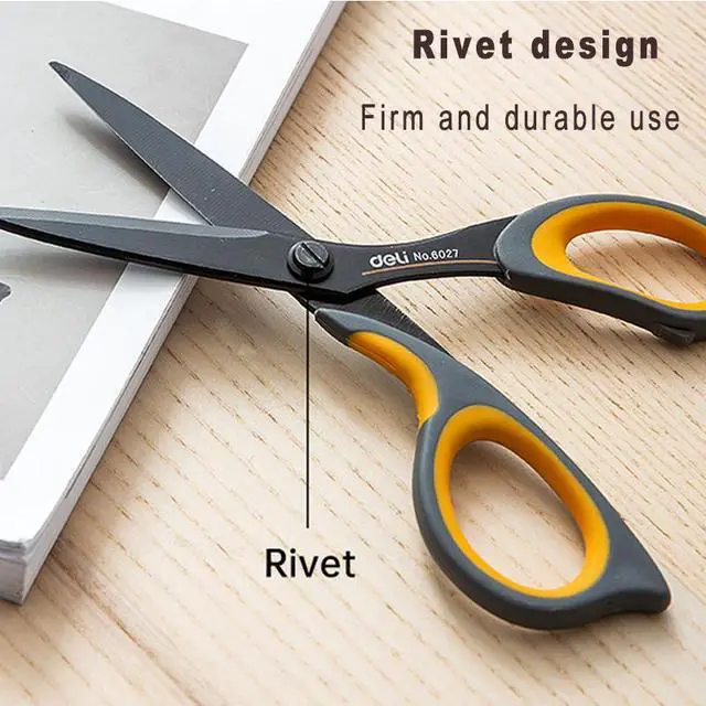 Alt view image 5 of 7 - Newegg Delivery-Stainless Steel Scissors Office Comfort Grip Fabric Scissors 5 inch Office Home Craft Scissors Right / Left Handed