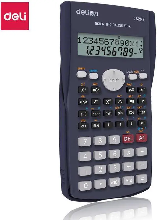 Main image of Scientific Calculator Standard Dark Blue 12-Digit LCD