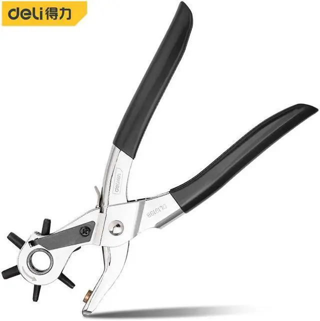 Alt view image 2 of 7 - Leather Hole Puncher Tool for Belts, Watch Bands, Handbag Straps and More, Precision Multi-Size Fabric & Leather Hole Puncher for Crafts & Easy DIY Belt Holes