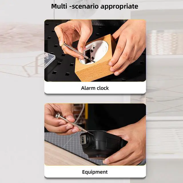 Alt view image 4 of 7 - 6PCS Mini Screwdriver Set with Case,Precision Screwdriver Eyeglass Precision Repair Tool Kit