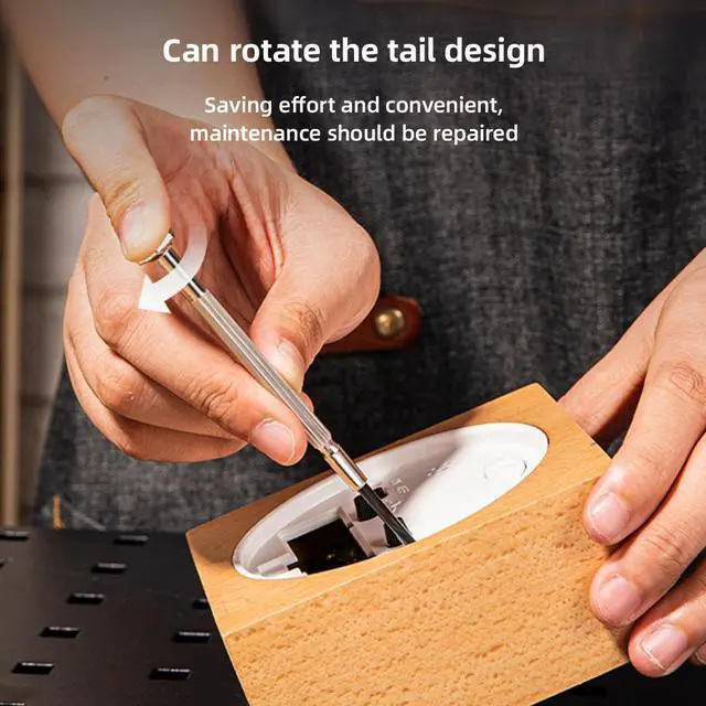 Alt view image 5 of 7 - 6PCS Mini Screwdriver Set with Case,Precision Screwdriver Eyeglass Precision Repair Tool Kit