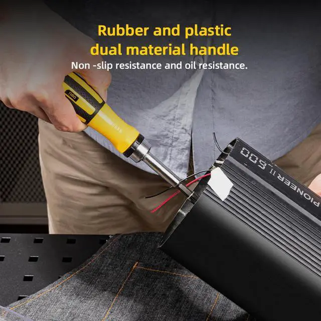 Alt view image 7 of 7 - Deli 65-in-1 Precision Screwdriver Set Small Precision Magnetic Tiny Screwdriver Bit Kit mini built-in box