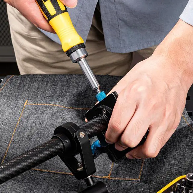 Alt view image 4 of 7 - Deli 65-in-1 Precision Screwdriver Set Small Precision Magnetic Tiny Screwdriver Bit Kit mini built-in box