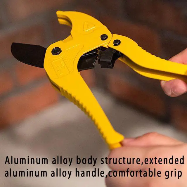 Alt view image 3 of 7 - Pipe Tube Tubing Cutter Hose Scissors for Cutting PVC and PPR Plastic Hoses Plumbers Deli