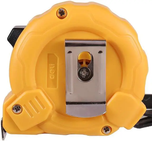 Alt view image 4 of 7 - Deli Steel Measuring Tape High Accuracy Gauging Tool Retractable Ruler Tape Measure DIY Metric Imperial Unit (3m/10ft)