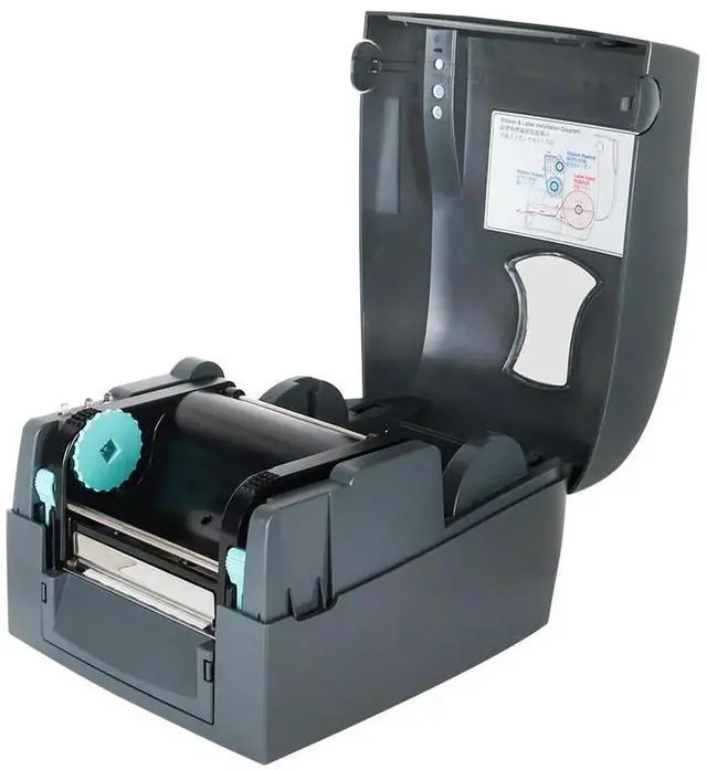 Alt view image 5 of 7 - Thermal Label Printer Desktop Ribbon Printer Shipping Label Maker Printer G530U