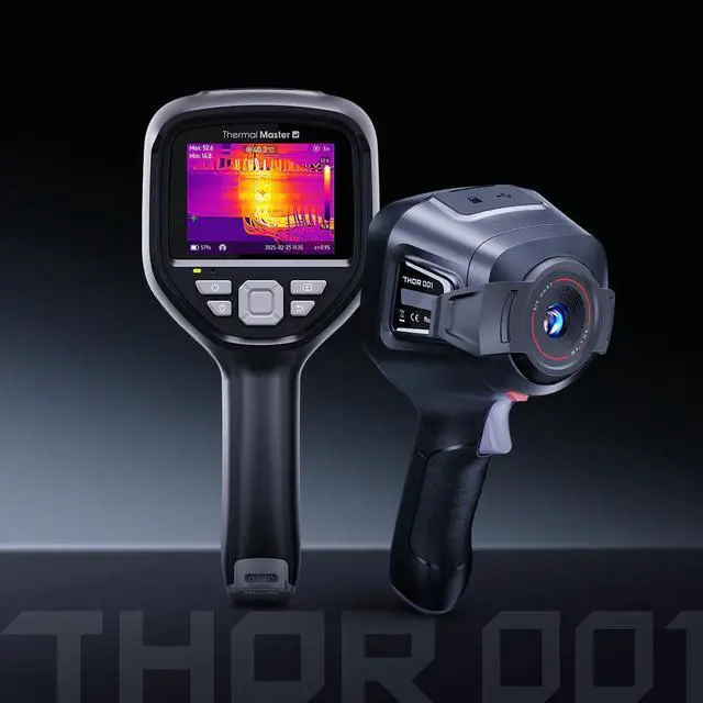 Alt view image 7 of 7 - Thermal Master Thor 001 Expert Thermal Camera X³ Super Resolution 512×384 1022°F