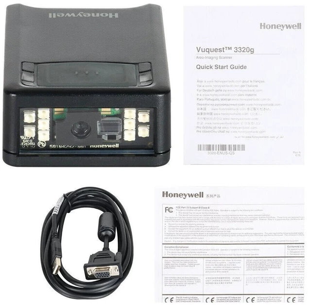 Alt view image 3 of 3 - Vuquest 3320G-2USB-0-N Compact 2D Reader Wired USB