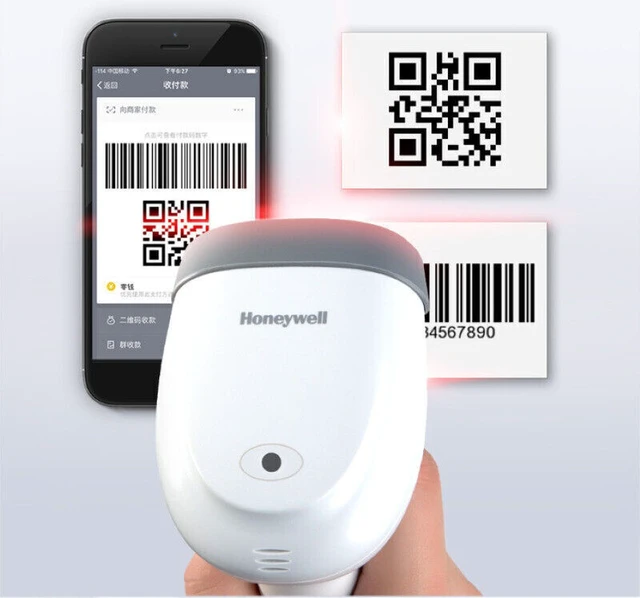 Alt view image 2 of 6 - HH450-0-1USB 1D 2D USB Wired Handheld w/ Cable & Stand