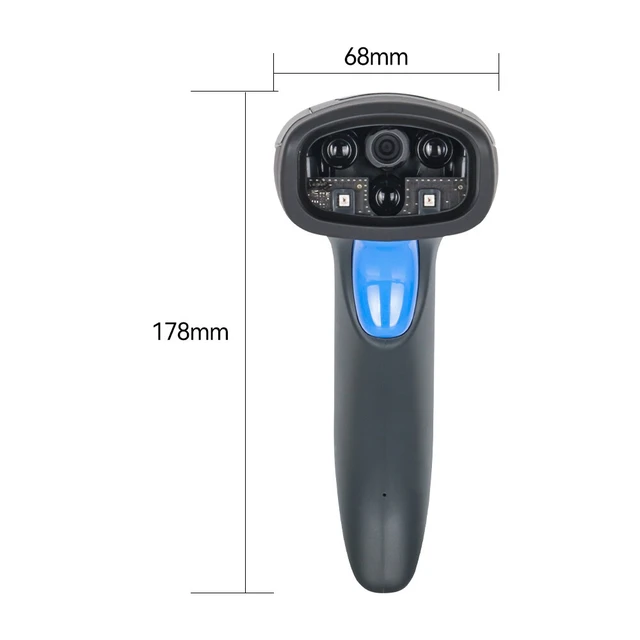 Alt view image 4 of 6 - QuickScan QBT2430-BK-BTK1 Wireless 2D USB Kit w/ Base