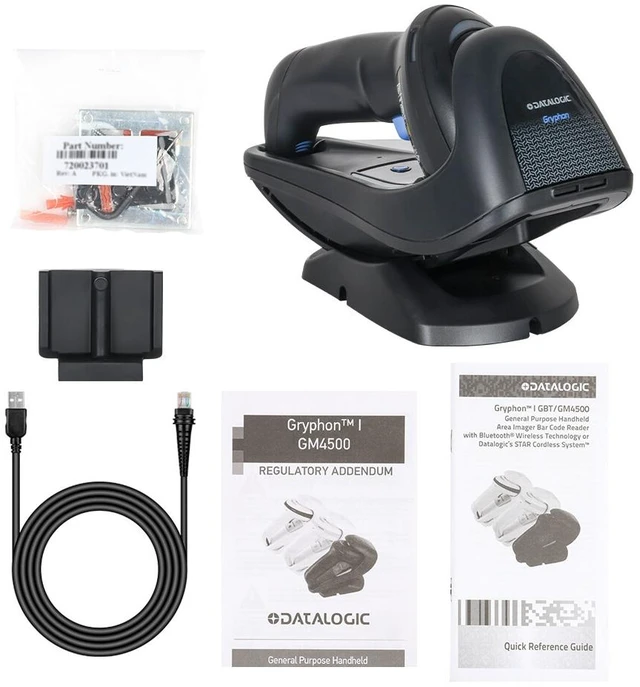 Alt view image 7 of 7 - GM4500 2D Wireless Reader USB Kit PN: GM4500-BK-433K1