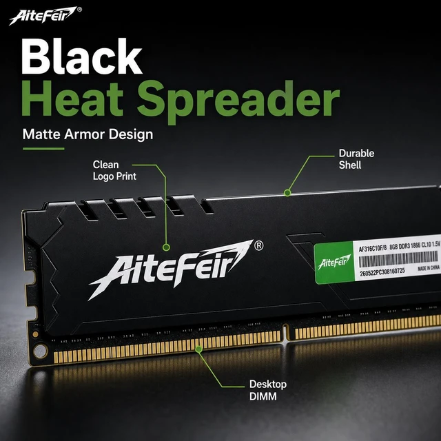 Alt view image 3 of 7 - AitFeir 16GB KIT(8GB*2) DDR3L RAM 1866MHz 1.35V SODIMM Laptop Notebook