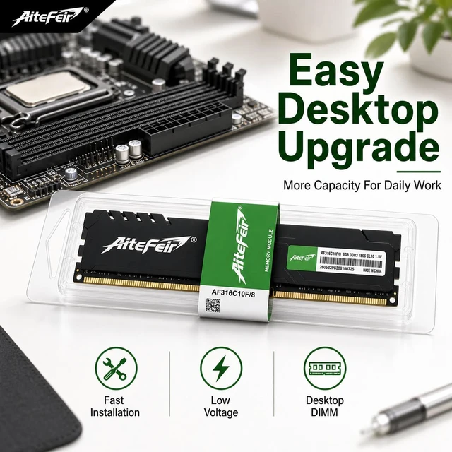 Alt view image 5 of 7 - AitFeir 16GB KIT(8GB*2) DDR3L RAM 1866MHz 1.35V SODIMM Laptop Notebook