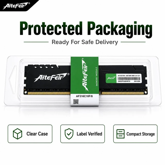 Alt view image 7 of 7 - AitFeir 16GB KIT(8GB*2) DDR3L RAM 1866MHz 1.35V SODIMM Laptop Notebook