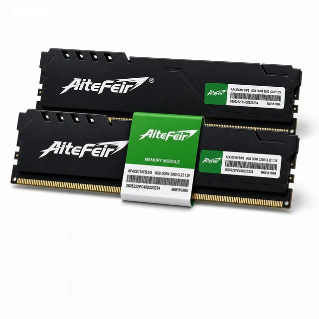 Main image of AiteFeir DDR4 RAM 16GB(8GB*2) 3200MHz Desktop Memory 1.2v DIMM 288-Pin Desktop Computer Memory CL22
