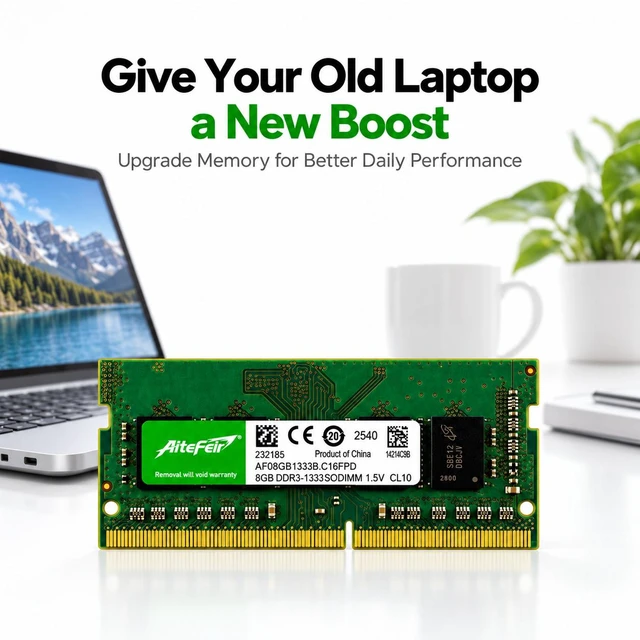 Alt view image 3 of 6 - DDR3 16GB Kit (2x8GB) 1333MHz Laptop RAM, PC3-10600 204-Pin SO-DIMM Notebook Memory, 1.5V Non-ECC Unbuffered, Dual Channel Memory Upgrade for DDR3 Compatible Laptops
