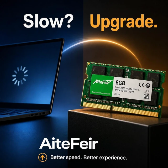 Alt view image 3 of 7 - AiteFeir DDR3L 16GB Kit (2x8GB) 1600MHz Laptop RAM, PC3L-12800 204-Pin SO-DIMM Notebook Memory, 1.35V Non-ECC Unbuffered, Memory Upgrade for Compatible Laptops