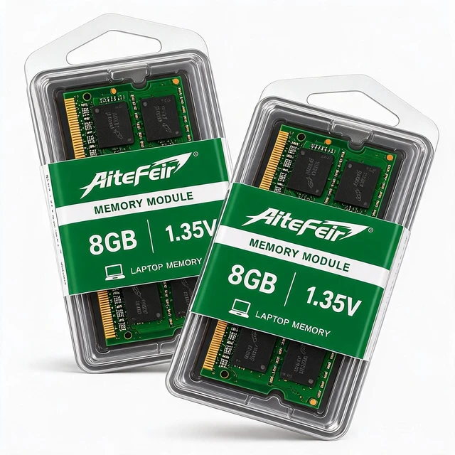 Alt view image 4 of 7 - AiteFeir DDR3L 16GB Kit (2x8GB) 1600MHz Laptop RAM, PC3L-12800 204-Pin SO-DIMM Notebook Memory, 1.35V Non-ECC Unbuffered, Memory Upgrade for Compatible Laptops