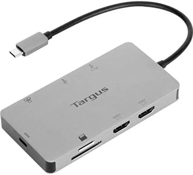 Alt view image 4 of 5 - Targus USB-C Dual HDMI 4K Docking Station with 100W PD Pass-Thru