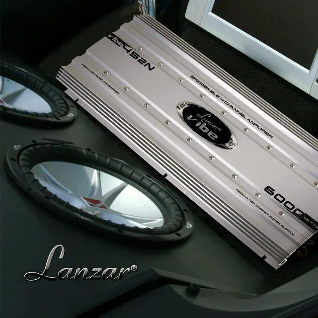 Alt view image 5 of 7 - Lanzar VIBE452N Car Audio Vibe 6000 Watt 4 Channel Mosfet Amplifier Tri-Mode