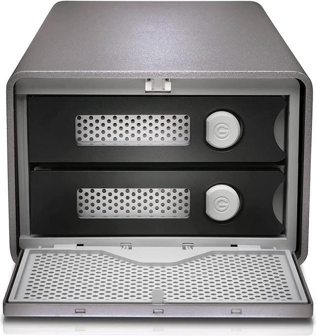 Alt view image 3 of 3 - 12TB G-RAID 2 - Enterprise-Class 2-Bay Desktop Drive, 7200RPM Ultrastar Drive Inside, Thunderbolt 3, USB-C, HDMI Port, Hardware RAID