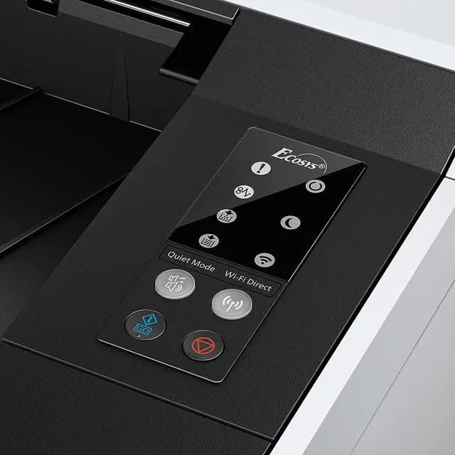 Alt view image 4 of 4 - Kyocera ECOSYS P2235dw Monochrome Network Laser Printer, 37ppm, Up to Fine 1200 dpi, Gigabit Ethernet, Wireless & Wi-Fi Direct, Mobile Print, Auto-Duplex, LED Control Panel, 256 mb, 250 Sheet Tray
